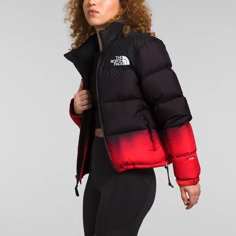 THE NORTH FACE 1996 Retro Nuptse Dip Dye Jacket 'Fiery Red' Women's NF0A84QY-OOR