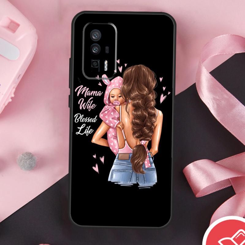 

Beautiful Mother Daughter Son Case For Xiaomi 13 14 Ultra 11T 12T 13T Pro 12 Lite POCO X6 Pro F5 M6 X5 X3 F3 M5s F6 Cover POCO X6 Pro