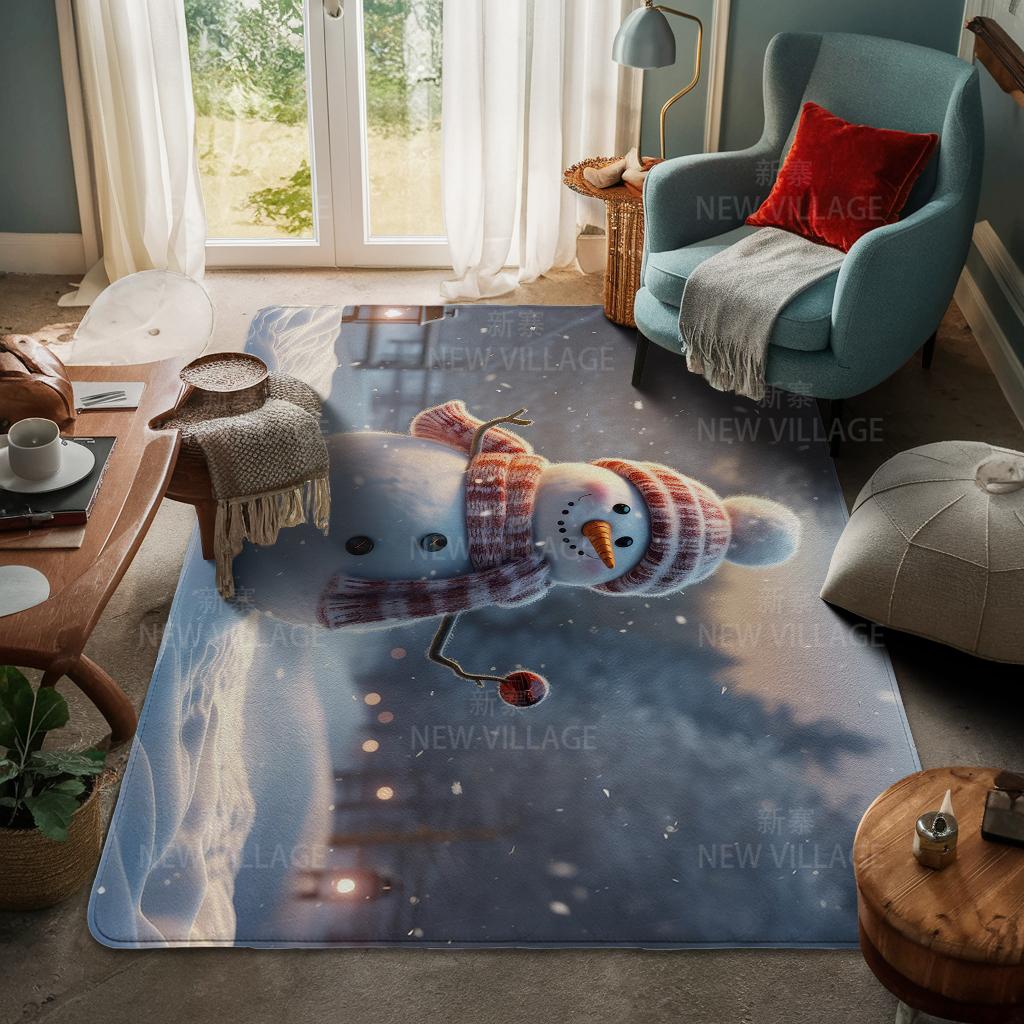 Koberec ke vchodu do domu Rohožka ke dveřím do domu Obývací pokoj Vana Koupelna Protiskluzové koberce s absorpcí vody vana Veselé Vánoce zima