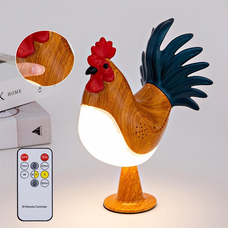 Decorative Night Lights Simulated Animal Funny Easter Home Decor Party Carnival Chicken Lamp Chick Night Light Ornaments