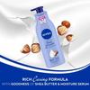 NIVEA Shea Smooth 400ml Body Lotion | 48 H Moisturization | With Deep Moisture Serum & Shea Butter | Non Greasy & Healthy Looking Skin
