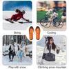 Uppvärmda inläggssulor för stövlar Klippbara Andningsbara Fotvärmare Vintervärme Fötter Inläggssulor för Skidåkare Snowboardåkare Vandrare Fiskare