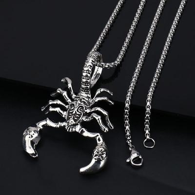Chinese Style Hip Hop Necklace, Retro Punk Pendant for Men & Women