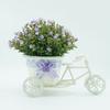 Artificial Flower Rattan Basket Tricycle Desktop Store Showcase Party Home Decor