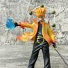 21cm/8in Naruto AK Uzumaki AK Sasuke Anime Figure GK Double Head Carving Collectible Decor Desktop Ornament Statue Model Toy