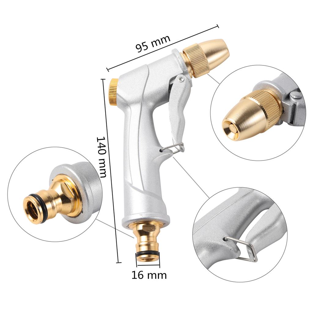 1Pc Multi-Functional High Pressure Car Wash Spray Gun  Long Rod Foam Water Gun for Garden Irrigation Floor Cleaning Pets Bathing