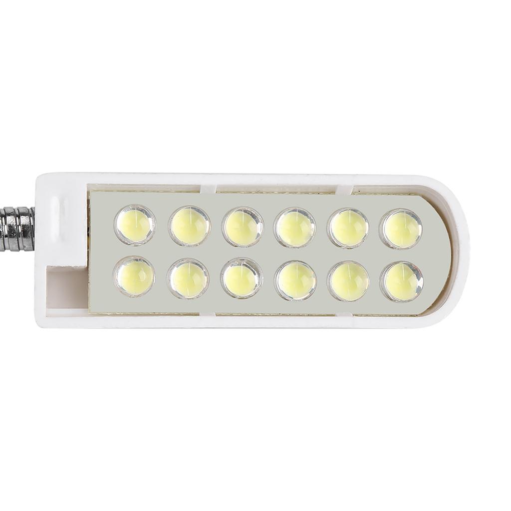 AC110? 12 LED Magnetic Work Light Flexible USB Lamp for Sewing Machine
