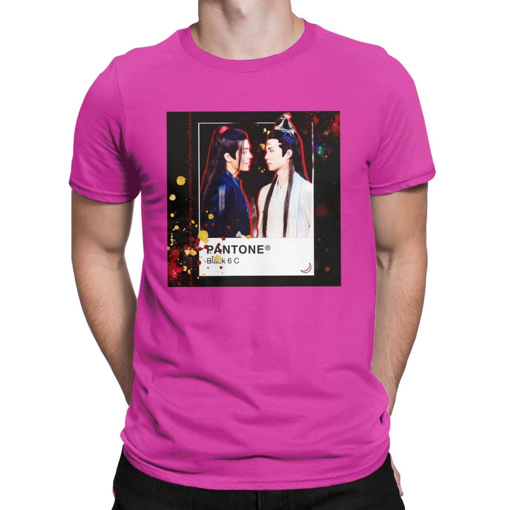 The Untamed T Shirt Men S Vintage T Shirts O Neck Lan Wangji Wei Wuxian Wangxian