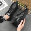 Sportschuhe Herren High-Top Freizeitschuhe Plateau Fußbett Schuhe Frühling und Herbst Bequeme Stoffe Luxus Designerschuhe