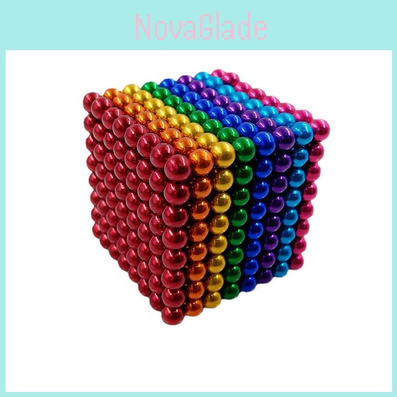 High Strength Colorful Buck Ball 5mm 512pcs N35 Magnetic Puzzle