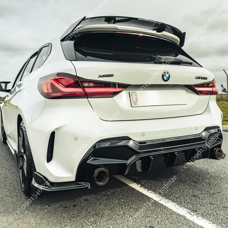 Rear Bumper Diffuser For BMW 1 Series F40 M Sport 128ti M135i 118i 120i 120d 2019-2024 Splitter Lip Valance Spoiler Body Kit
