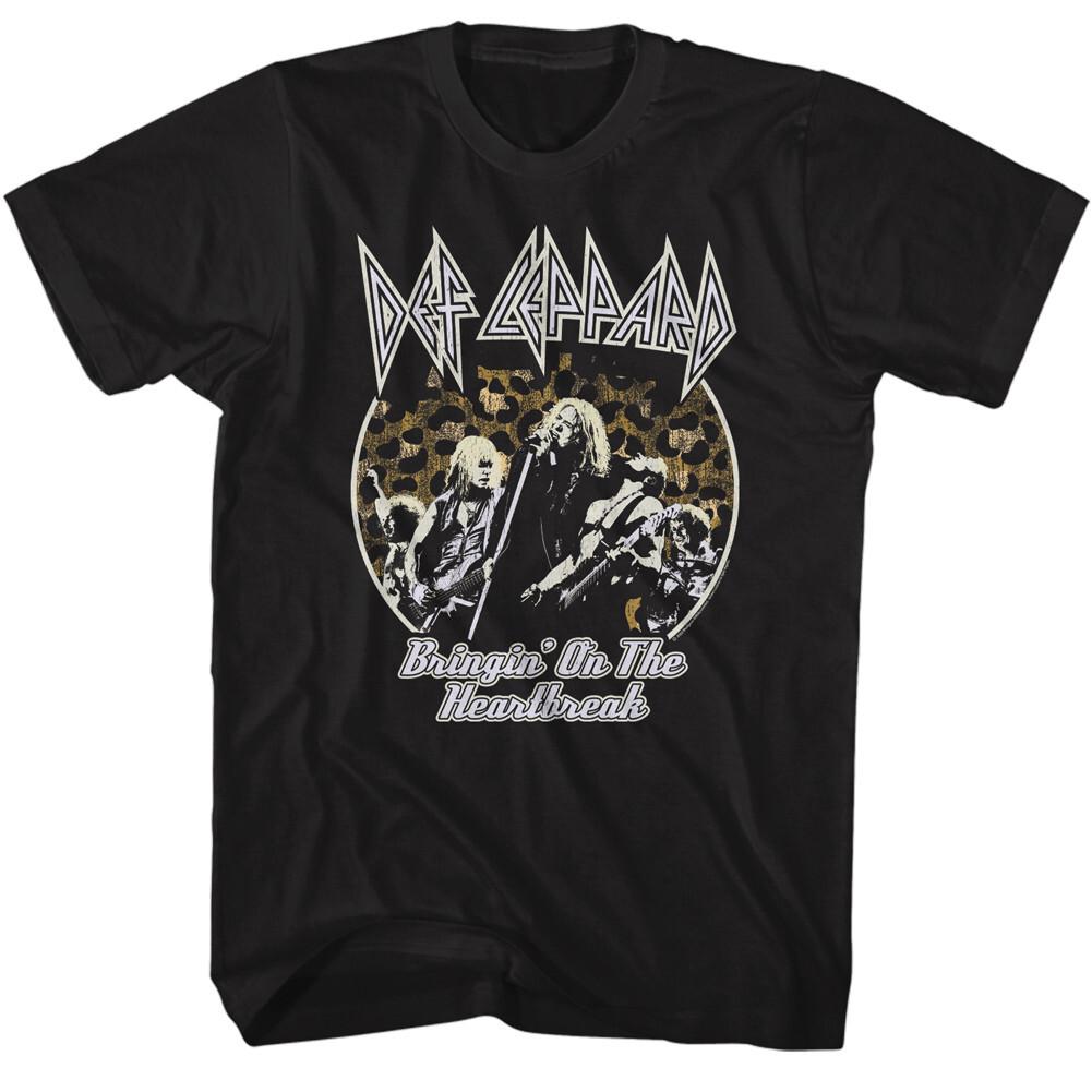Def Leppard Bringin On The Heartbreak LIVE Men s T Shirt Rock Music Band Merch S