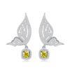 2018 Temperament Butterfly Earrings Micro Zircon Earrings Earrings