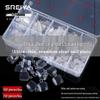 Ultra-Thin Transparent Full Cover Toenail Stickers: Short Nail Tips for Beautiful Feet