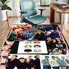 BIGBANG Pattern Rug, Indoor/Outdoor Mat, for Picnic, Gameroom, Bedroom, Office, Living Room, Home Decor Carpet, Birthday Gift