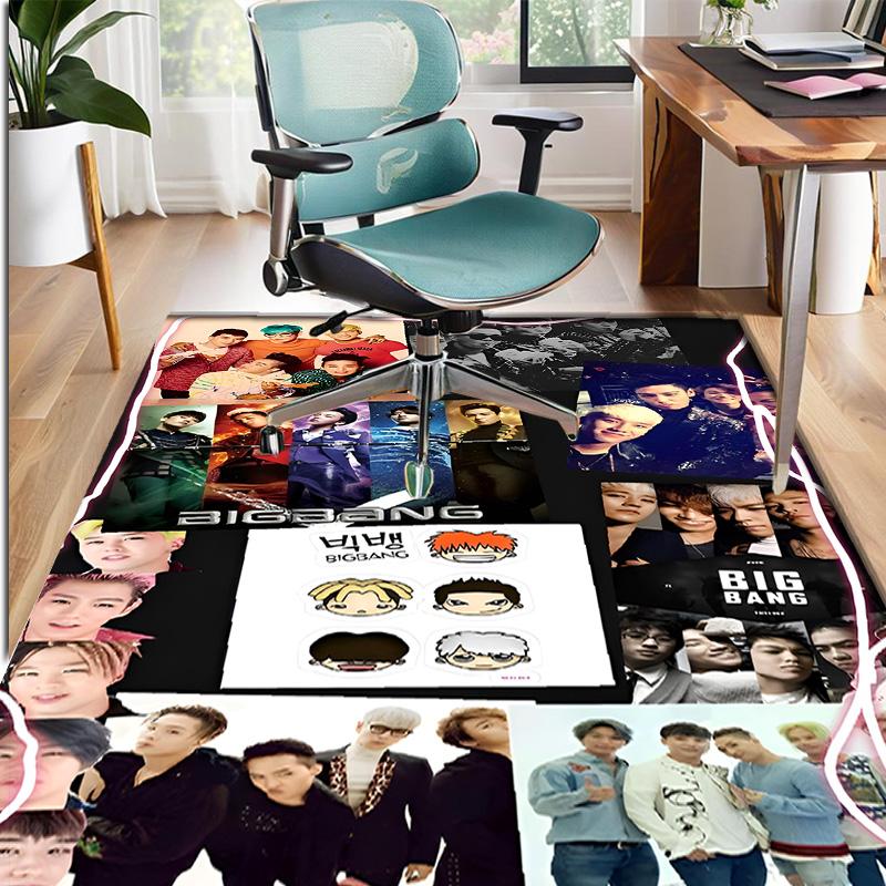 BIGBANG Pattern Rug, Indoor/Outdoor Mat, for Picnic, Gameroom, Bedroom, Office, Living Room, Home Decor Carpet, Birthday Gift