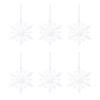 6PCS Celebratory Suspended Decorations Impermeable Strong PVC Substance Holiday Telecommute Christmas Tree Deck
