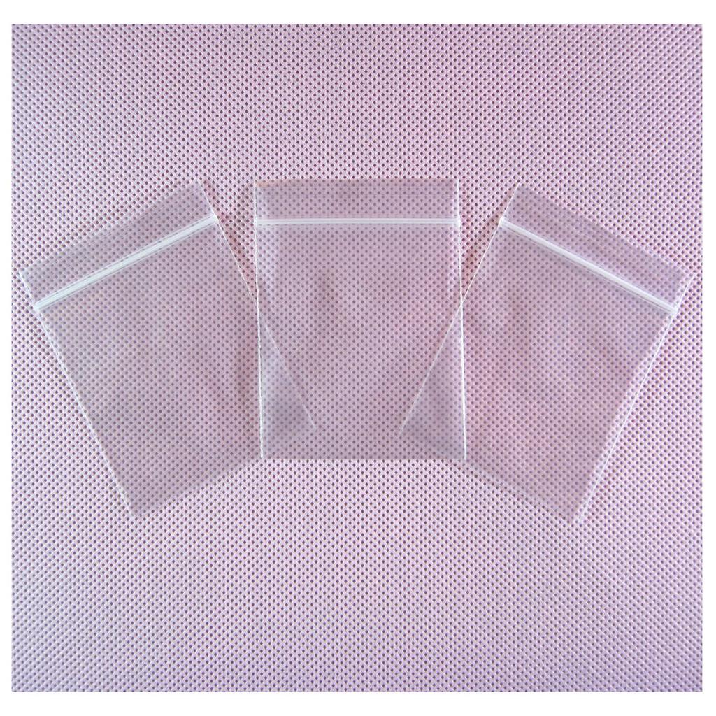 XSY sac transparent de ambalare Dimensiune totală 130 x 190 mm 100 bucăți grosimi laterale pungă de depozitare 0,05 mm (2 mil)