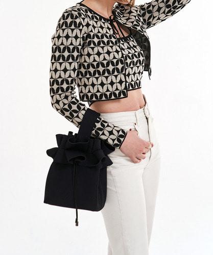 Suin [Suin] Suin Bag Inverted Pleated Bag - Black