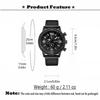 Retro Men's Sport Quartz Watch with Large Dial - Trendy Student Outdoor Fashion