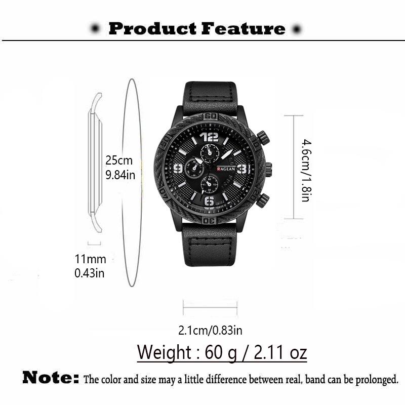 Retro Men's Sport Quartz Watch with Large Dial - Trendy Student Outdoor Fashion