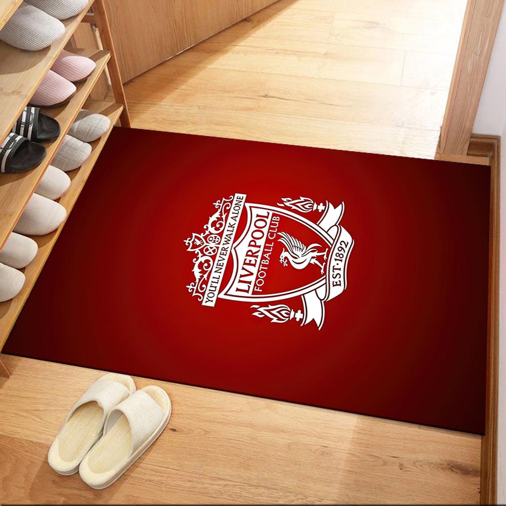 Liverpool Football Club Floor Rug Office Rug Design For Dormitory Hallway Outdoor Game Room Antislip Rug Office Home Decor