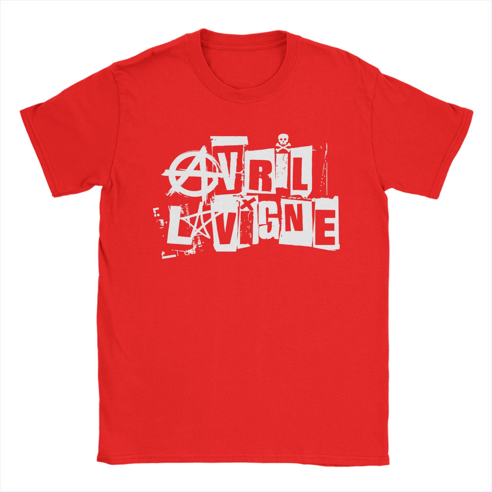 

Novelty Avril Lavigne Greatest Hits Logo TShirt Men O Neck Pure Cotton T Shirt Short Sleeve Tees Summer Tops S