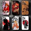 Rurouni Kenshin Anime Soft Phone Case for iPhone 16 16E 17 Air 15 Pro Max 14 Plus 13 Mini 11 12 7 Black Cover Back Shell