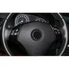 ABS Black 2PCS Steering Wheel Button Cover Trim For BMW 3-Series E90 2005-2012
