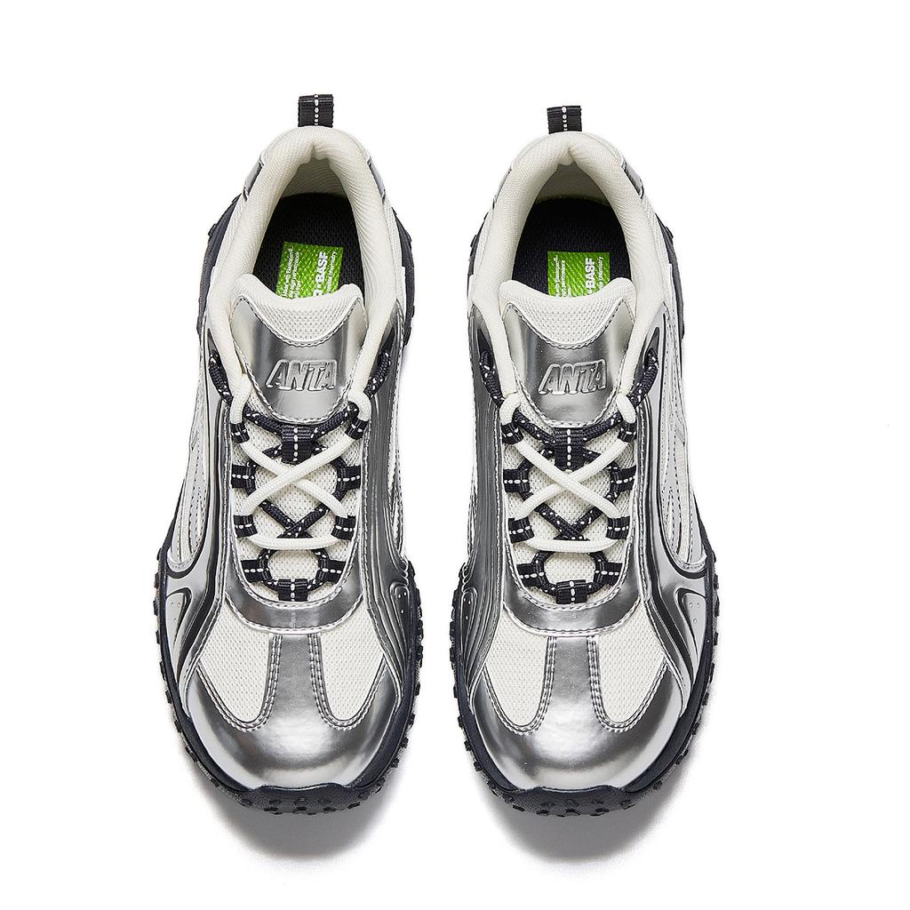 Anta Joyful Low top Casual Shoes Women's Bright Silver Black 922618881-3