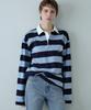 Simeteuligpeosenteu Striped Collar Long Sleeve / Navy
