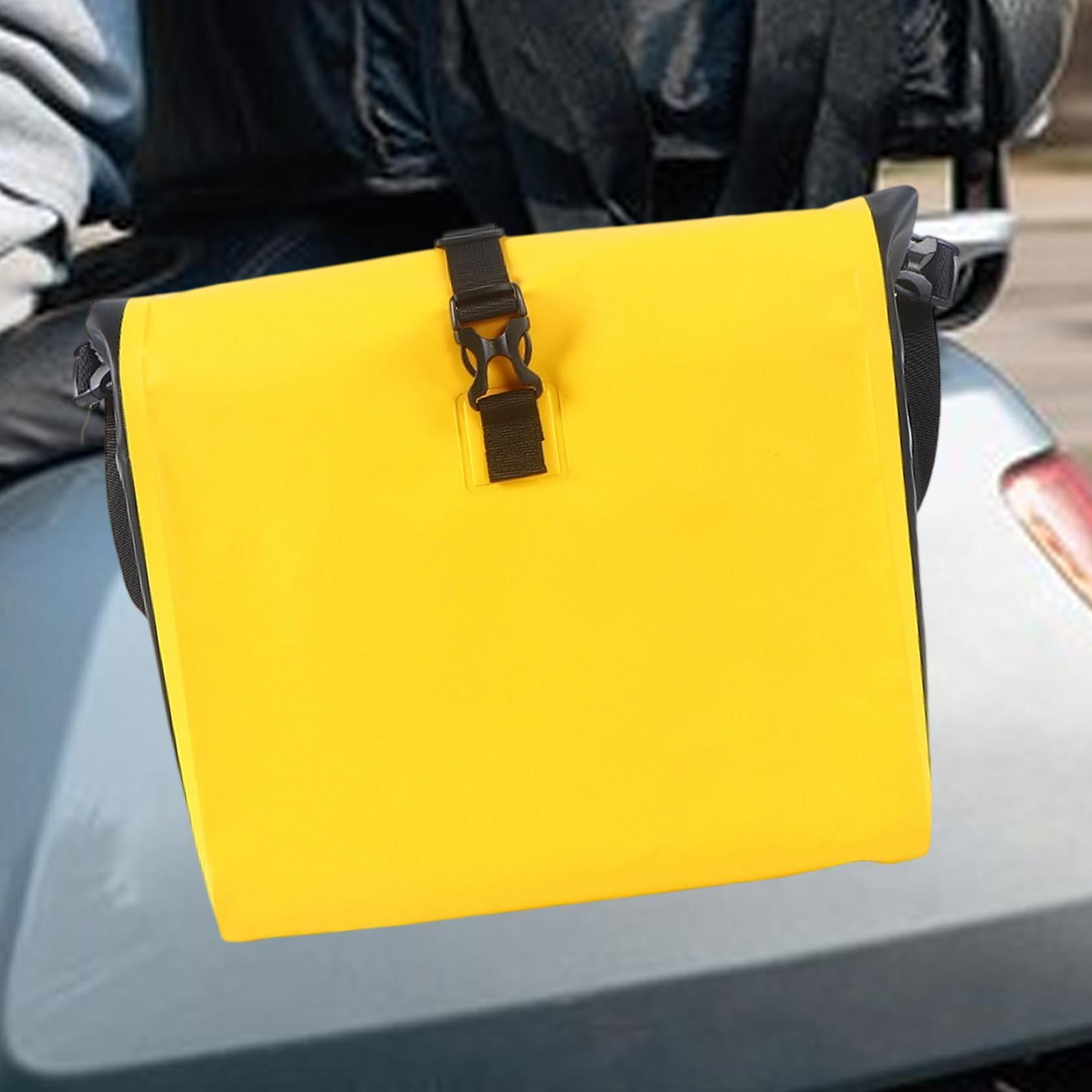 

Handlebar Bag Bike Front Luggage 9L Motorcycle Accessories Universal Waterproof Hanging жёлтый