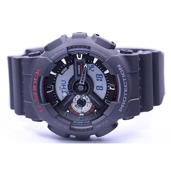 Casio Men's G-SHOCK GA-110-1AJF [G-SHOCK] Round Watch Black Resin Digital Analog