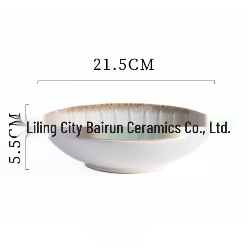 European Style Roman Relief Ceramic Dinnerware