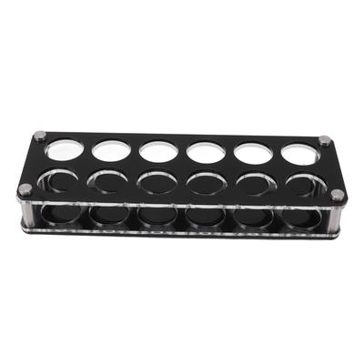 Wine Bottle Display Holder Acrylic Impact Resistant Decorative Wine Bottle Rack for Home Bar 2X6 12