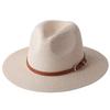 56-58CM Nouă pălărie naturală Panama cu formă moale de paie vară femei/bărbați cu boruri largi șapcă de plajă cu protecție UV pălărie Fedora