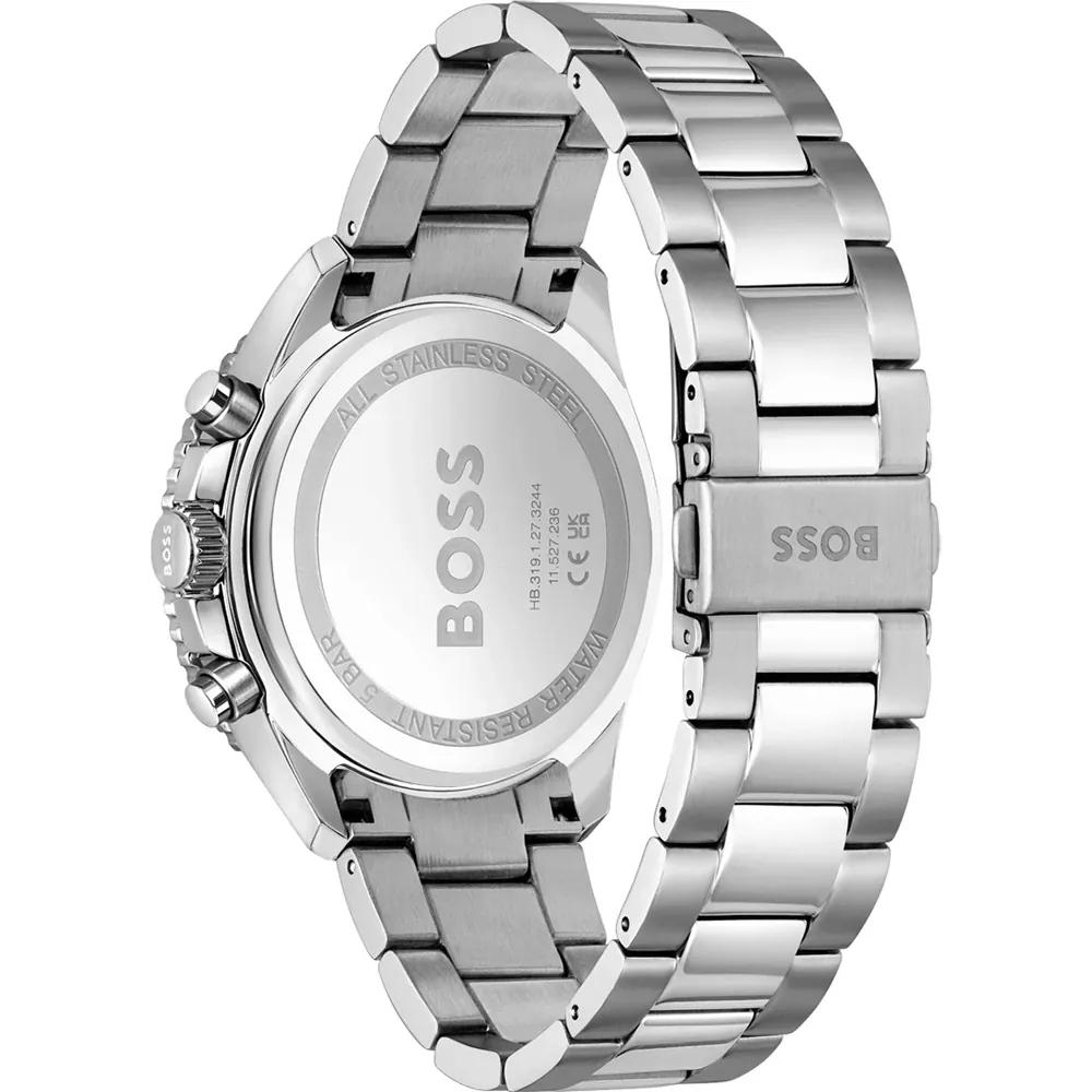 BOSS Runner Blue Dial Stainless Steel Silver Men's Quartz Watch 1514143