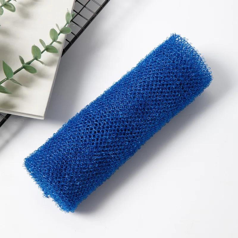 

African Bath Sponge African Net Long Net Bath Sponge Exfoliating Shower Body Scrubber Back Scrubber,Great for Daily Use синий