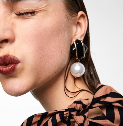 2022 New Products 16 Colors New Rhinestones Jewelry Statement Earrings Big Glass Drop Earrings for Women Fashion Accessories