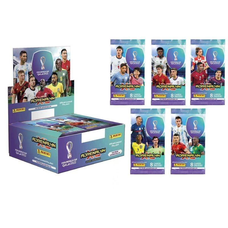 Premium Panini Mistrzostwa Świata 2022 Karty Piłkarskich Gwiazd Pakiet Autentyczny Wyprodukowany we Włoszech