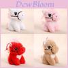 Porte-clés Poney en Peluche avec Remplissage en Coton PP Pour Filles et Cadeaux