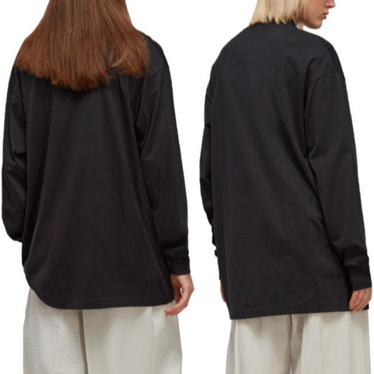 Y-3 Core Logo Mockneck Tee Black Unisex Tops H44787