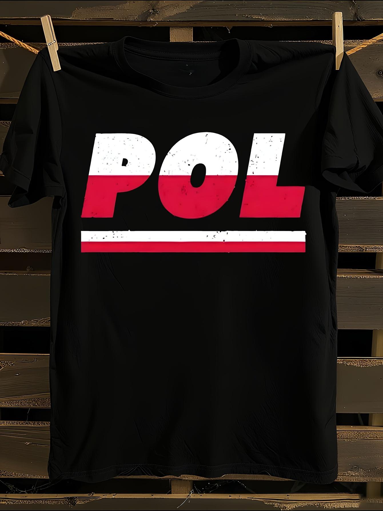 Poland ISO Code 3166 T-shirt L