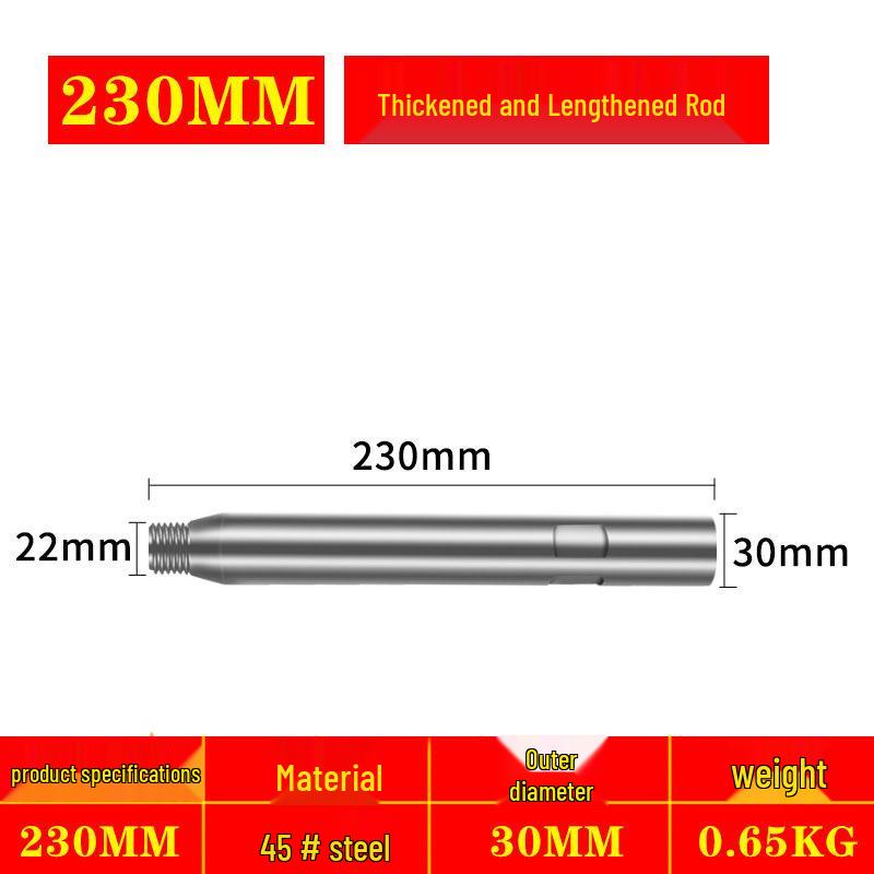 Heavy-Duty Diamond Drill Bit Extension Rod for Pipe Laying and Wall Hole Opening