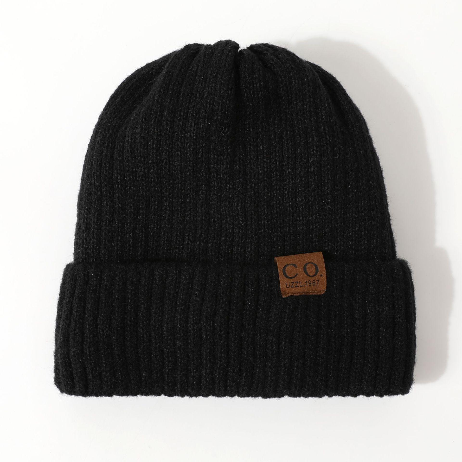 

Зимняя мужская двухслойная шерстяная шапка для взрослых, новая бархатная утолщенная теплая вязаная шапка для защиты от холода average size