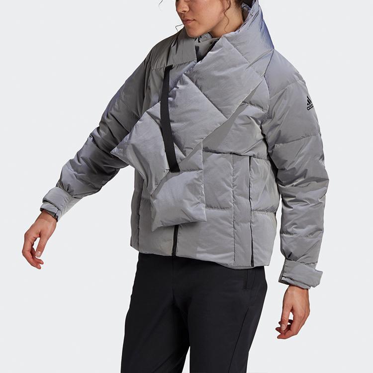 Adidas Glam On Puffer Jacket Women Outerwear Undyed FT2534