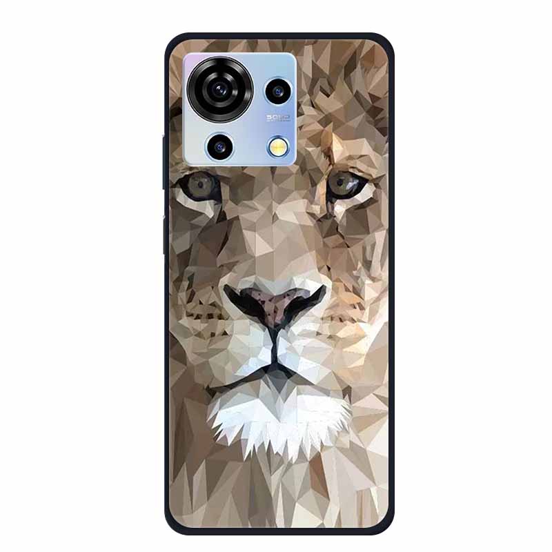 For ZTE V50 Vita Phone Case TPU Soft Back Cover Cartoon Luxury Silicone Phone Cases for ZTE Blade V40 V 40 50 Vita Animal Funda