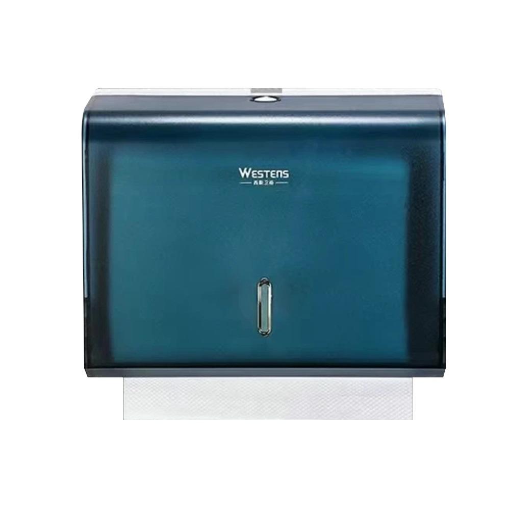 

Диспенсер для паперових рушників великої місткості, без перфорації, коробка для серветок, аксесуари для ванної кімнати синій