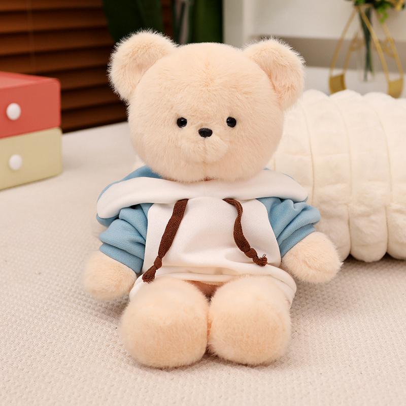 New High Quality Animal Cosplay Bear Plush Doll Pillow Dinosaur Shark Turn White Brown Bear Plush Toy for Boys Girls Comfort Toy