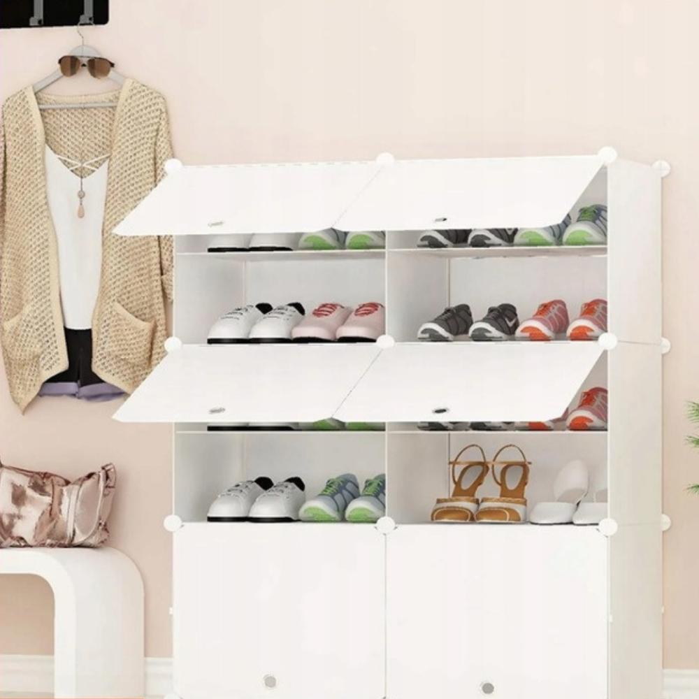 Wardrobe, shoe rack, modular folding cabinet, towels, toys, shelves, strong